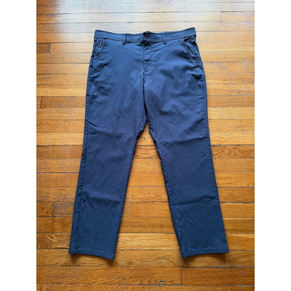 WEATHERPROOF VINTAGE Performance Flex Gray Regular Taper Pant Mens sz 38x30